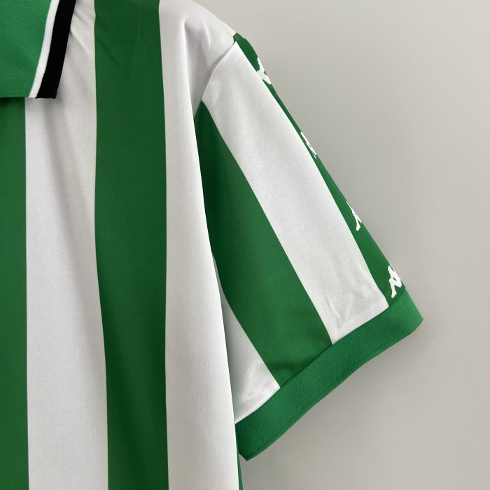 Retro Shirt 1993-1994 Real Betis Home Soccer Jersey Vintage Camiseta de Futbol