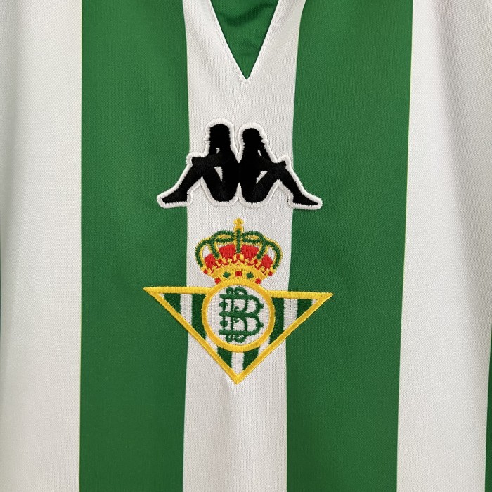 Retro Shirt 1993-1994 Real Betis Home Soccer Jersey Vintage Camiseta de Futbol