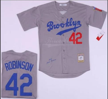 HypeniGarments Brooklyn Dodgers Jackie Robinson 42 Jersey