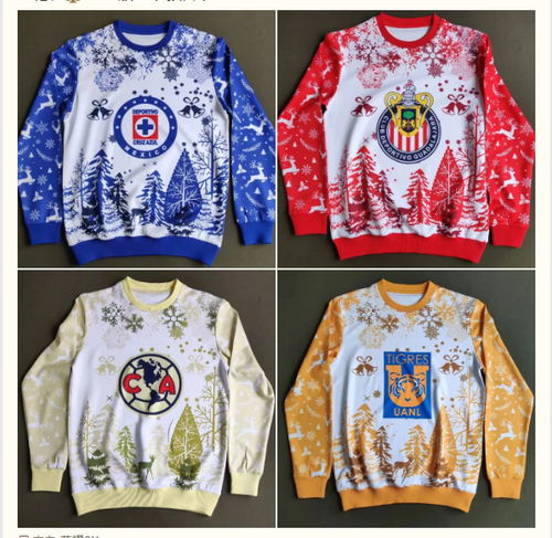 hooded 23-24 Chrismas cotton Sweater tracksuit size S-2XL