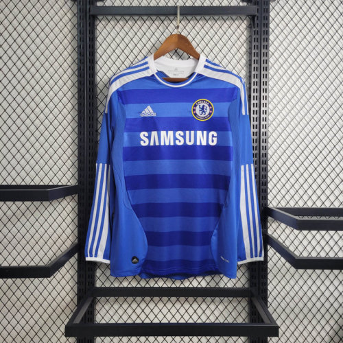 Retro jersey  chelsea 11-12 home  long sleeve soccer jersey size S-2XL