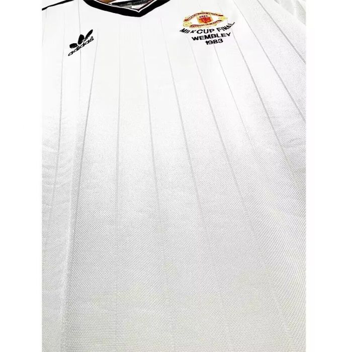Man United 1983 white milk cup final long sleeve S-XXL
