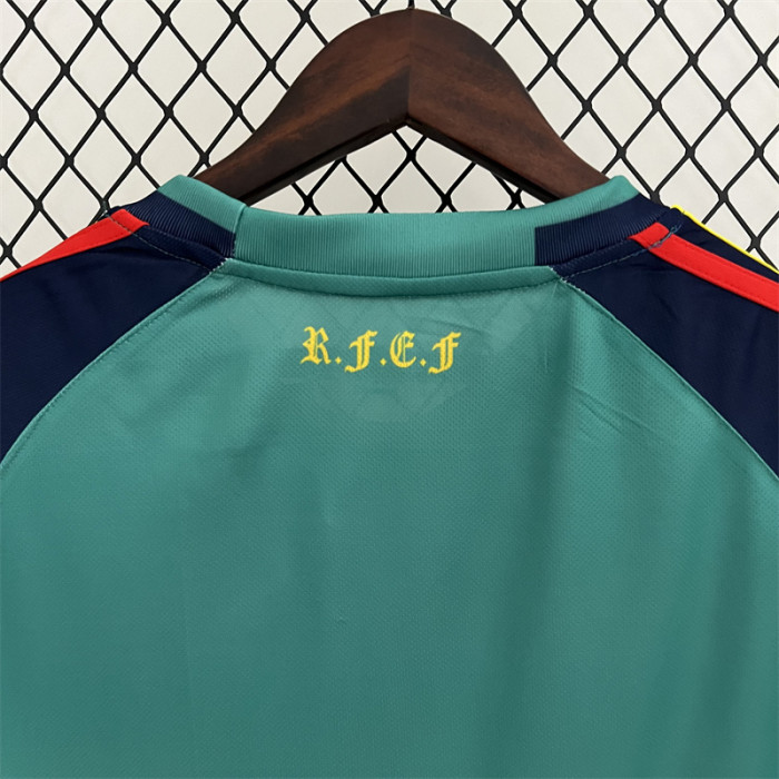 2010 Spain blue goalkeeper retro jersey