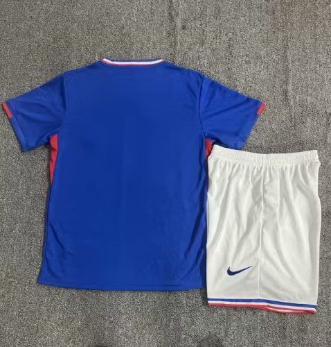 France Home Soccer Uniform 2024 2025