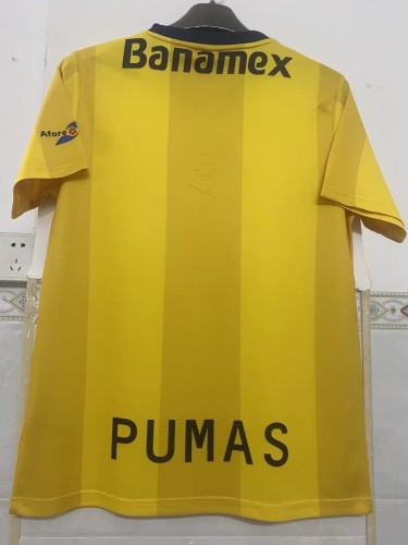 Retro 00-01 Pumas yellow soccer jersey size S-2XL