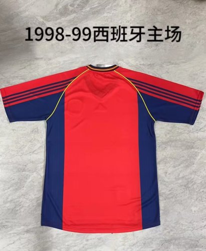 Spain 98-99 home s-xxl retro jersey