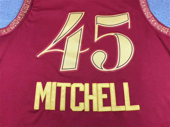 2024 Jazz 45 Red City Edition NBA Jersey