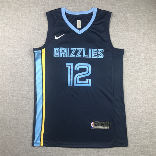 Grizzly 12 Dark Blue NBA Jersey