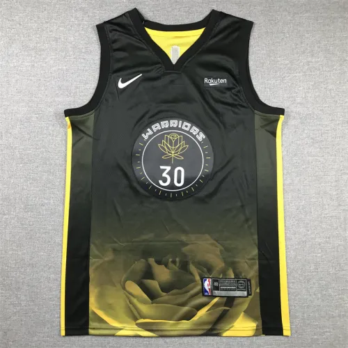 2023 Warriors 30 Black City EditionNBA Jersey