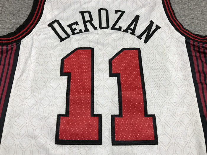 Bulls  11 White  City Edition NBA Jersey 2023 2024