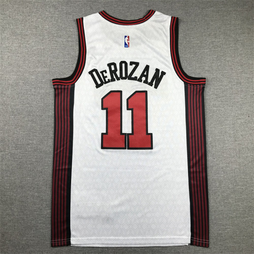 Bulls  11 White  City Edition NBA Jersey 2023 2024
