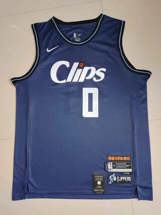 Season 24 Clippers 0 City Edition NBA Jersey