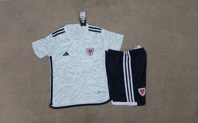 2024 2025 Kids Welsh Away Soccer Uniform