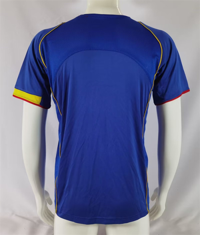 Retro Shirt 2004-2005 Arsenal Away Blue Vintage Soccer Jersey