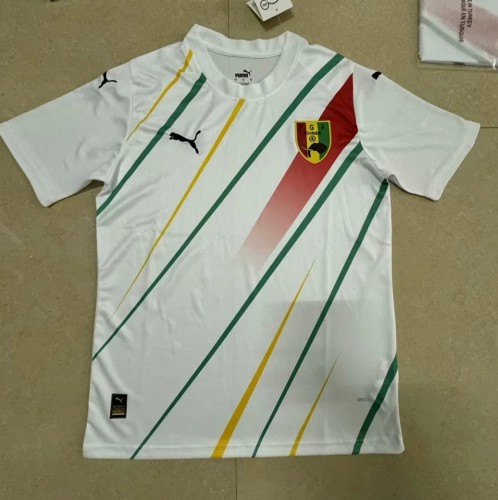24-25 Guinea away white jersey size S-2XL