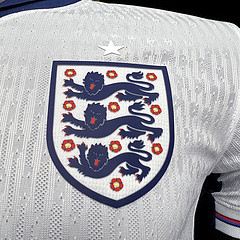 2024 England home white player version jersey