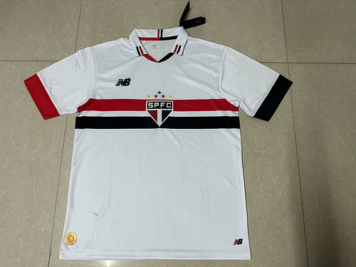 So Paulo Home Soccer Jersey 2024 2025