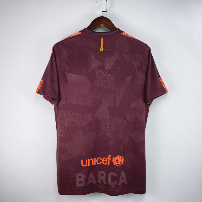 17-18 Barcelona  third away retro jersey