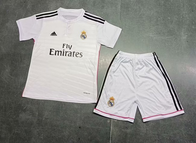 Retro Kids RM Home Soccer Uniform 2014 2015