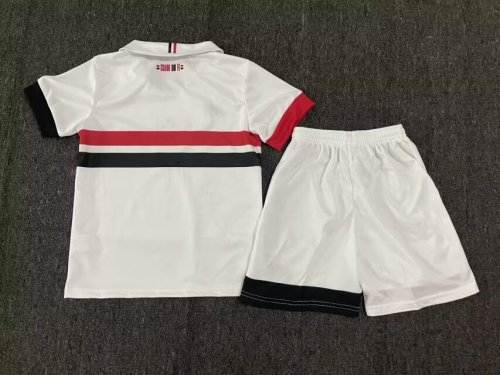 Kids So Paulo Home Soccer Uniform 2024 2025