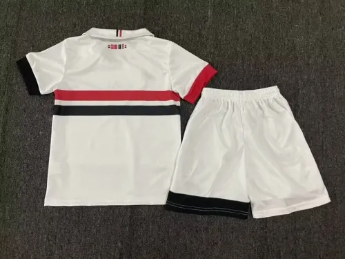 Kids So Paulo Home Soccer Uniform 2024 2025