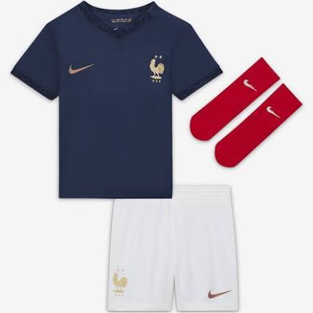 Youth 2023-2024 France soccer jersey shorts+socks size 16-28