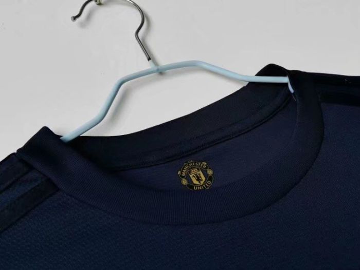 Retro  1968  MAN CITY Jersey Dark blue long sleeve