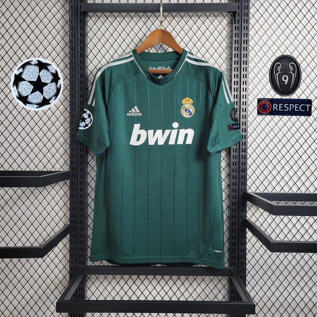 2012-2013 REAL MADRID jersey green third