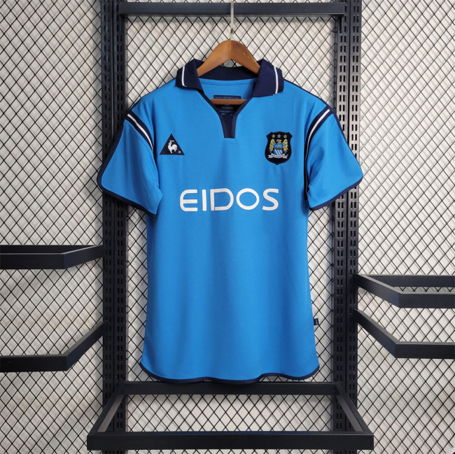 Retro  2001 2002 MAN CITY Jersey Home