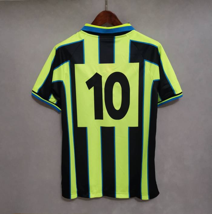 Retro  1998 1999 MAN CITY Jersey away