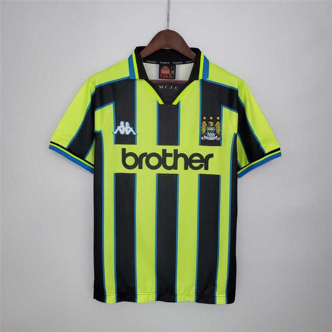Retro  1998 1999 MAN CITY Jersey away