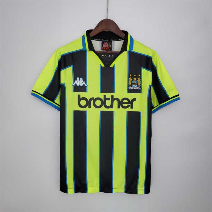 Retro  1998 1999 MAN CITY Jersey away