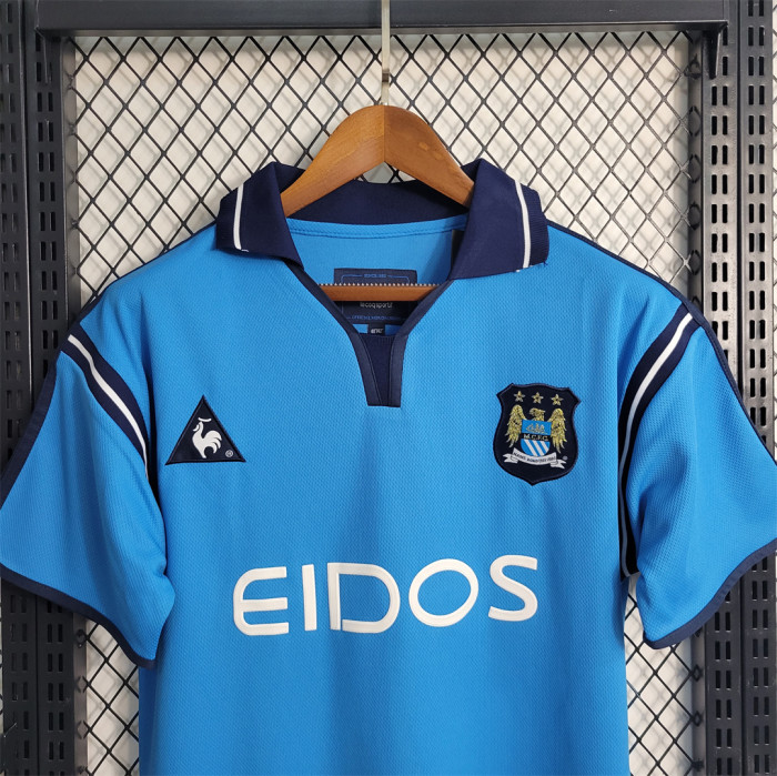 Retro  2001 2002 MAN CITY Jersey Home