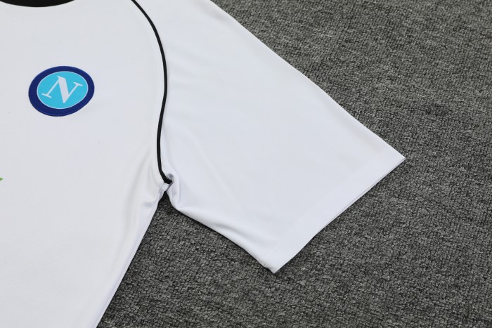 24-25 Napoli white training set size S-2XL