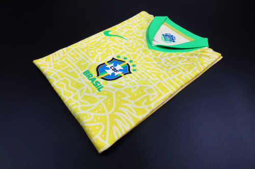 New 2024 Brazil Home Soccer Jersey Player version