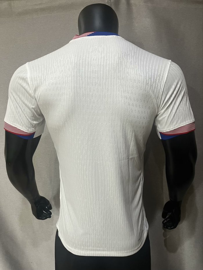 Player Version USA Home Soccer Jersey 2024 2025 American
