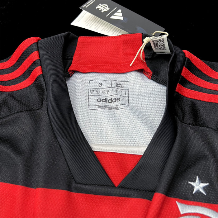 24-25 Flamengo home soccer jersey