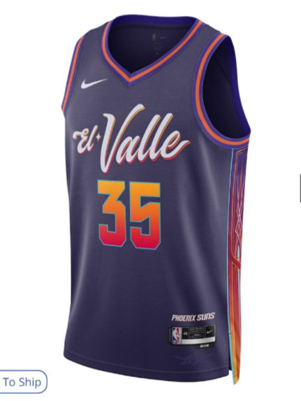 Kevin Durant Purple Phoenix Suns 2023/24 Swingman Jersey