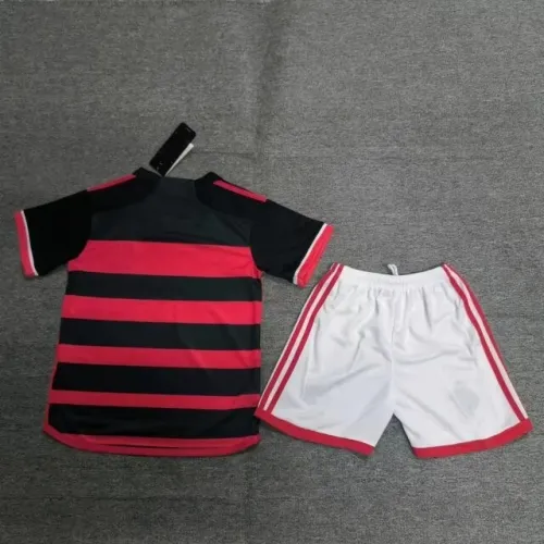 2024 2025 Kids Flamengo Home Soccer Uniform  size 16-28