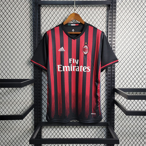 Retro  Jersey 16-17 AC Milan home soccer jersey size S-XXL