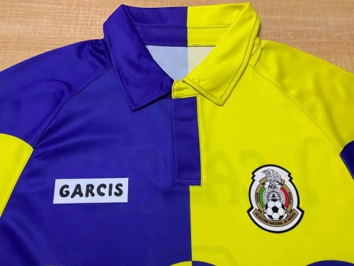 Retro 1998 Memico GK yellow blue CAMPOS soccer jersey size S-2XL