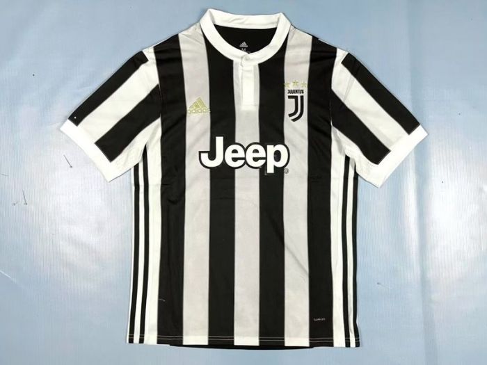 Retro 17-18Juventus home s soccer jersey size S-2XL