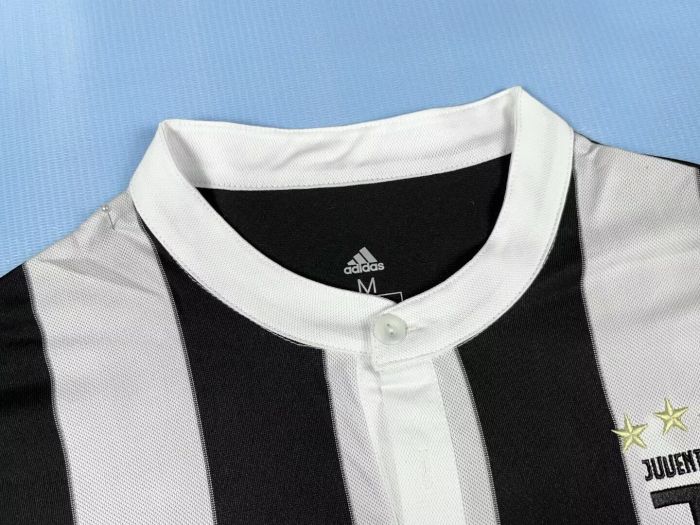 Retro 17-18Juventus home s soccer jersey size S-2XL