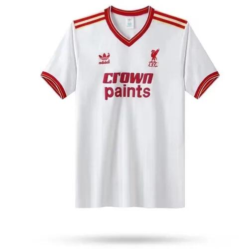 85-87 Retro Jersey Liverpool White Soccer Jersey