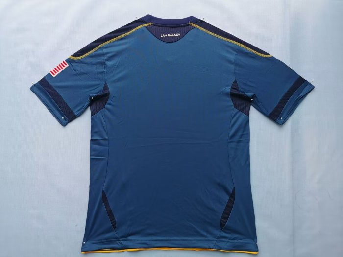 with MLS Patch Retro Football Shirt 2011-2012 Los Angeles Galaxy Away Soccer Jersey