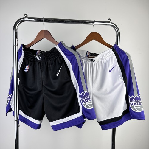 King white NBA shorts
