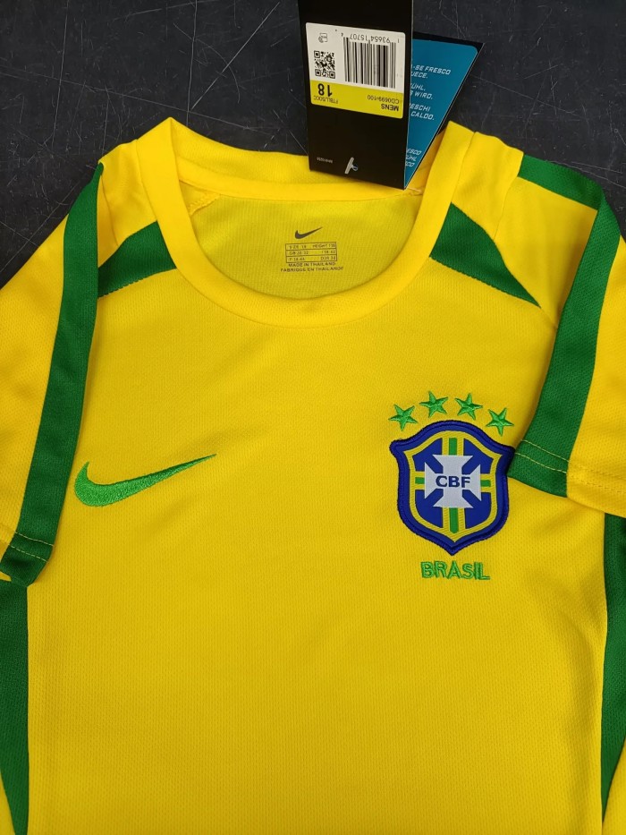 2002 Brazil home retro kid kit