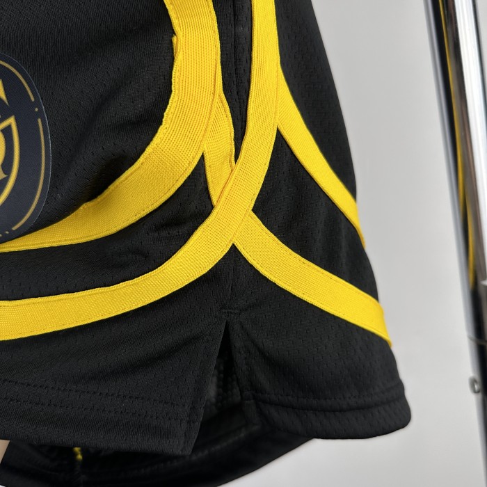 Warriors black city edition NBA shorts