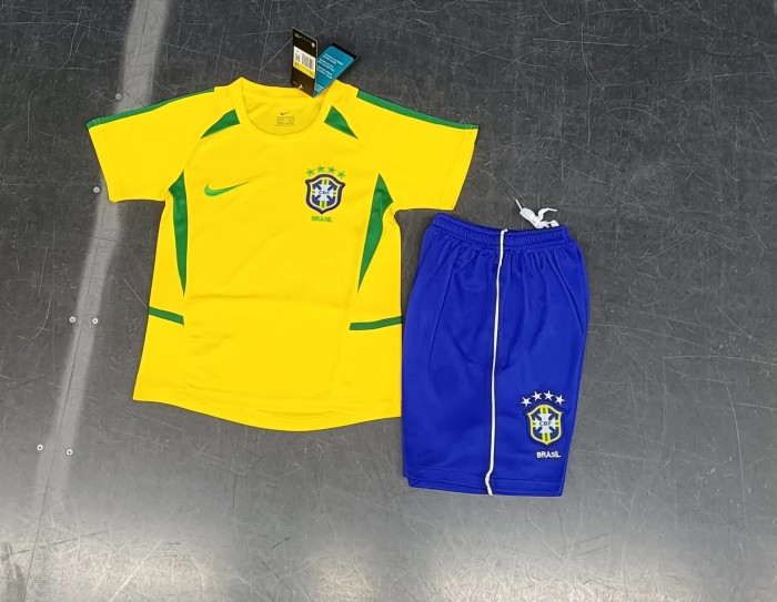 2002 Brazil home retro kid kit