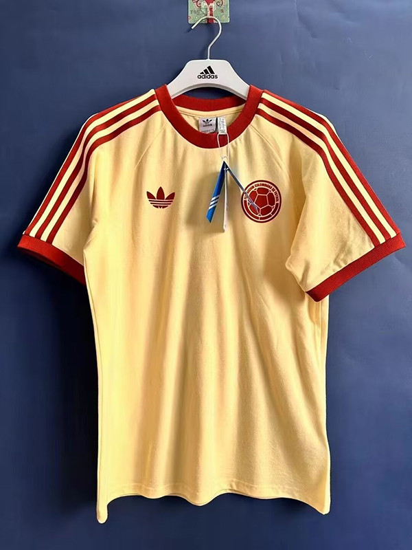 Colombia cotton retro casual T-shirt